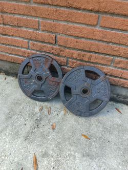 Twenty five pound weights