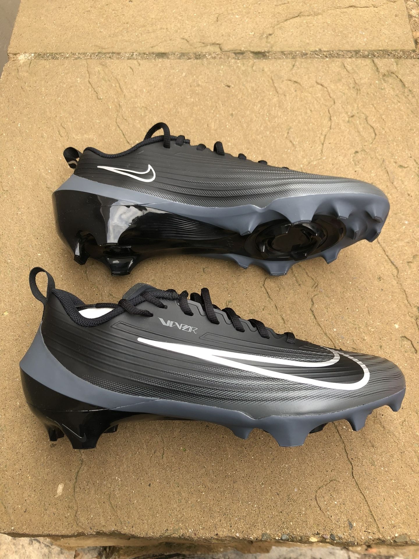 New Nike Vapor Speed 3 Black Football Shoes Cleats Men’s 10