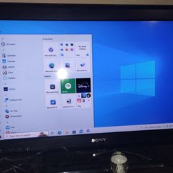 Dell Desktop With Monitor