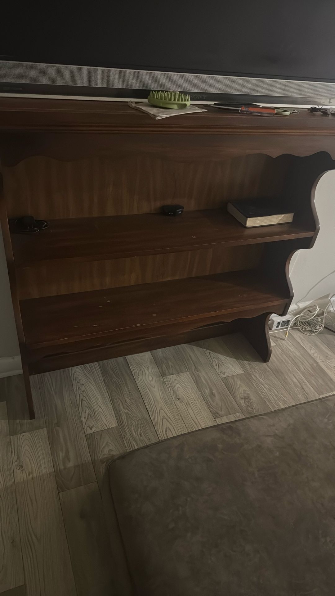 Wooden Tv Stand/ Bookshelf
