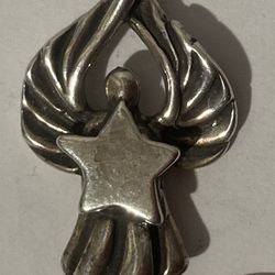Sterling Silver Pendant Angel