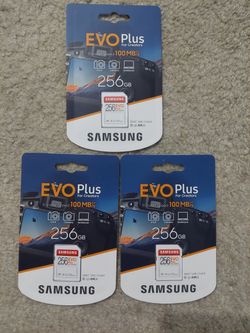 EVO Plus SDXC Full-size SD Card 256GB