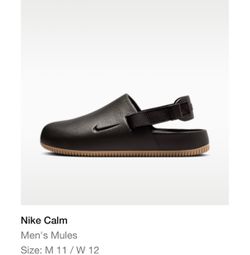 Nike calm size 11