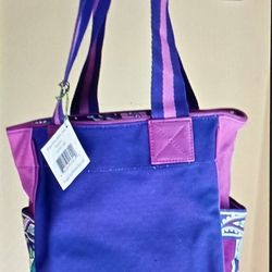 NEW VERA BRADLEY  Small Color Block Tote Bag