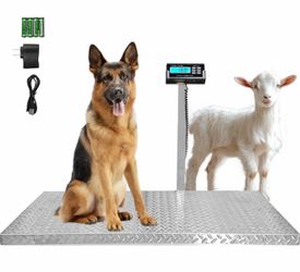 Brand new in the box- 1100lb Livestock Scale, Dog Scales for Large Breed, Heavy Duty Animal Scale Pet Scale, Non-Slip Surface, Large Platform 40"x20",