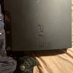 PS3 And Controller (controller Dead Tho)