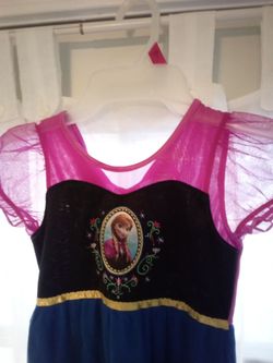 Disney Frozen Anna Girls Costume Dress (size xs 4/5)