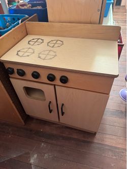 Kids Play Kitchen Stove Preschool