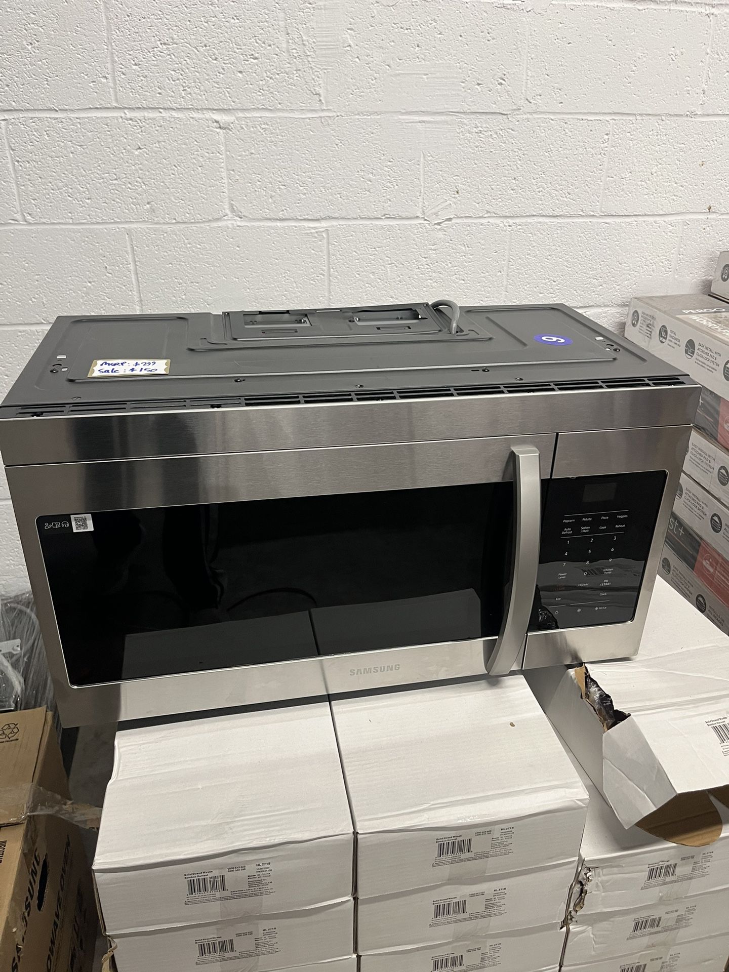 Samsung Stainless Steel Over-the-Range Microwave