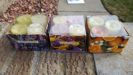 Tea light assortment, each