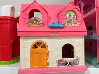 Fisher-Price Little People House & Barn Playset Bundle
