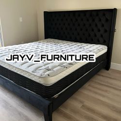 NEW KING BED FRAME WITH MATTRESS 