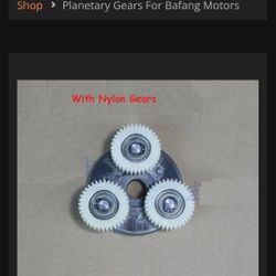 Hub Motor Planetary Gears