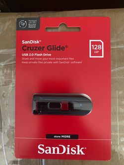 Sandisk Cruzer Glide 2.0.  128gb