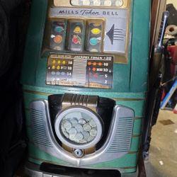 1949 Mills Token Bell Slot Machine