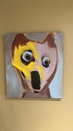 Original Dog painting by Jay Hill