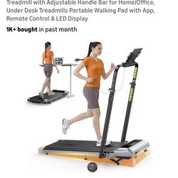 Walking Pad Treadmill with 12% Incline