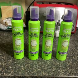 Garnier Fructis “Curl Construct” Mousse-4 Items!($17.48+Value)