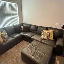 Leather Sectional Couch