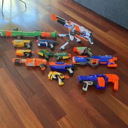 Various NERF Guns 