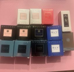 Bvlgari Bulgari Lot of 13 mini dabbers price firm reseller lot