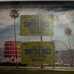 COACHELLA WEEKEND 2 SHUTTLE PASSES