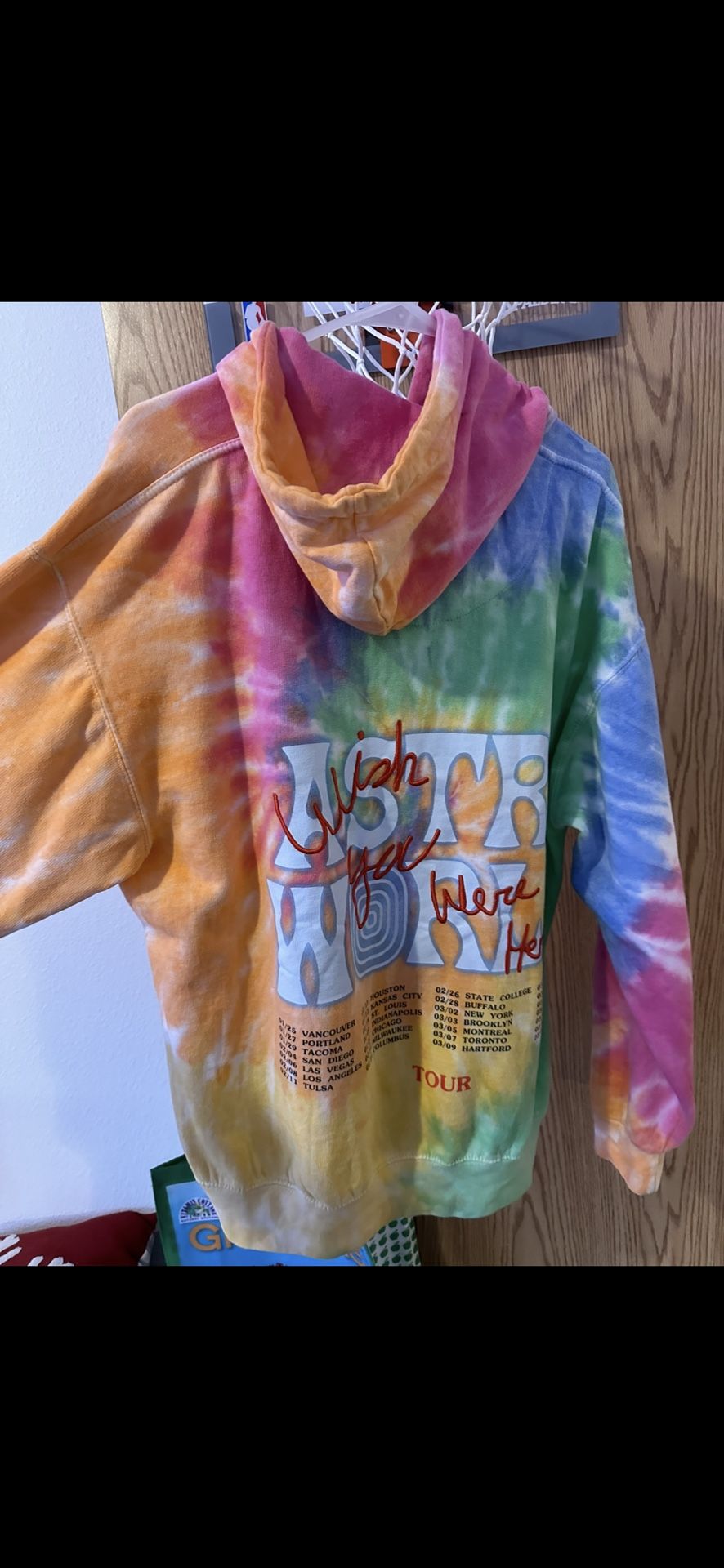 Astroworld Travis Scott Hoodie Size large
