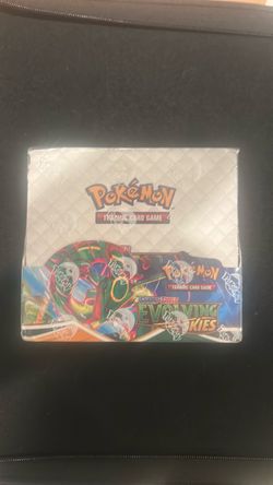 Box of Pokemon cards