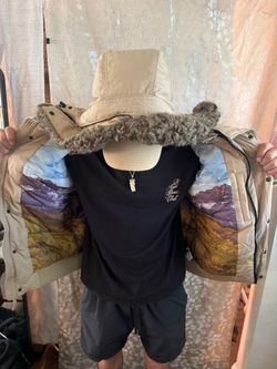 Tan Winter Jacket with Sherpa Hood Lining