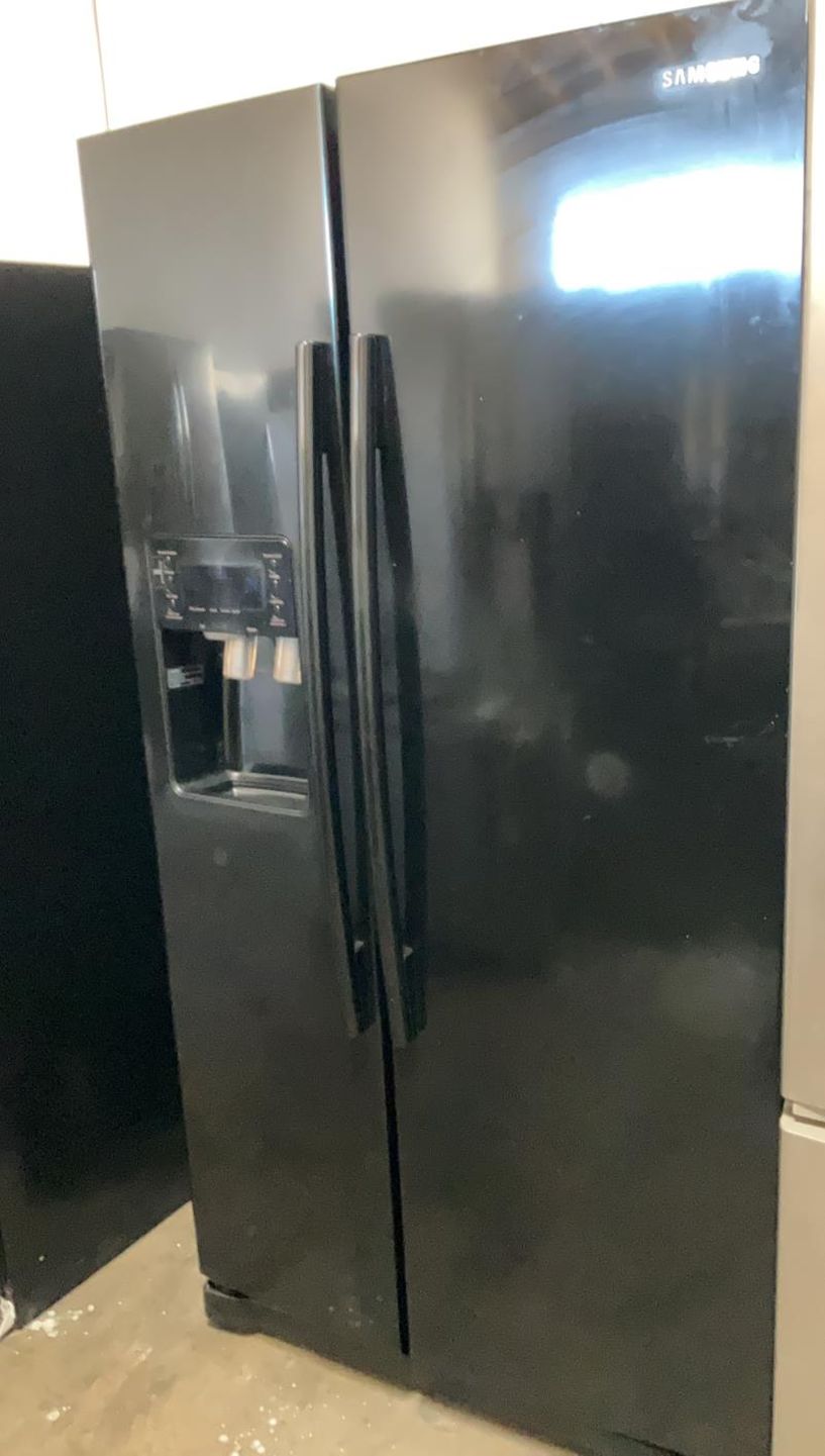 Samsung Side By Side Black Refrigerator Fridge