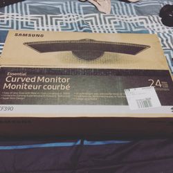 Samsung Curved Monitor 24 inch!