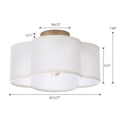 Beautiful Lightly Used Semi-flush Pendant Light 
