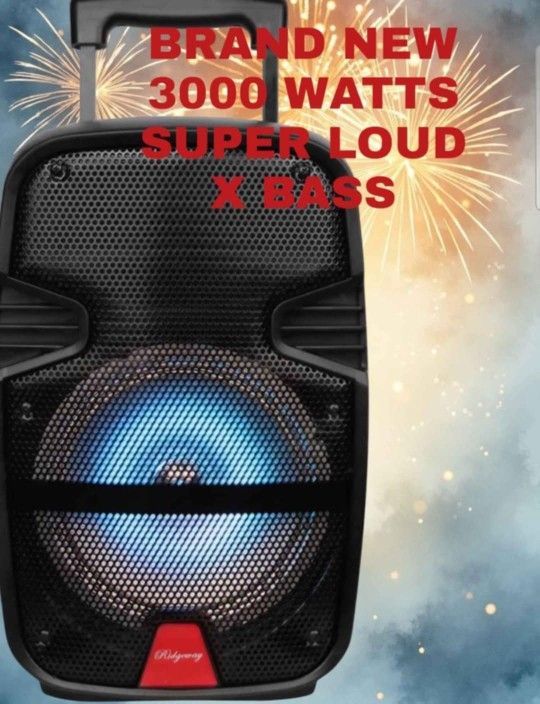BLUETOOTH PORTABLE SPEAKER KARAOKE Brand New