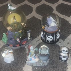 Nightmare Before Christmas Snowglobes 