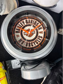 Harley Davidson clock
