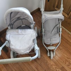 2 Strollers For Dolls With Pottery Barn 