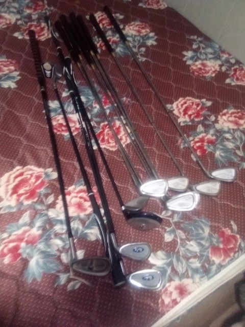 Golf Clubs Several Different Brands