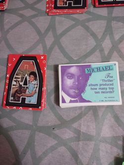1984 Topps Michael Jackson series 2 master set 100% complete card& stickers