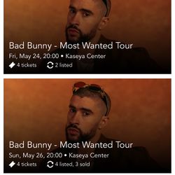 Bad Bunny Concert Most Wanted Tour 