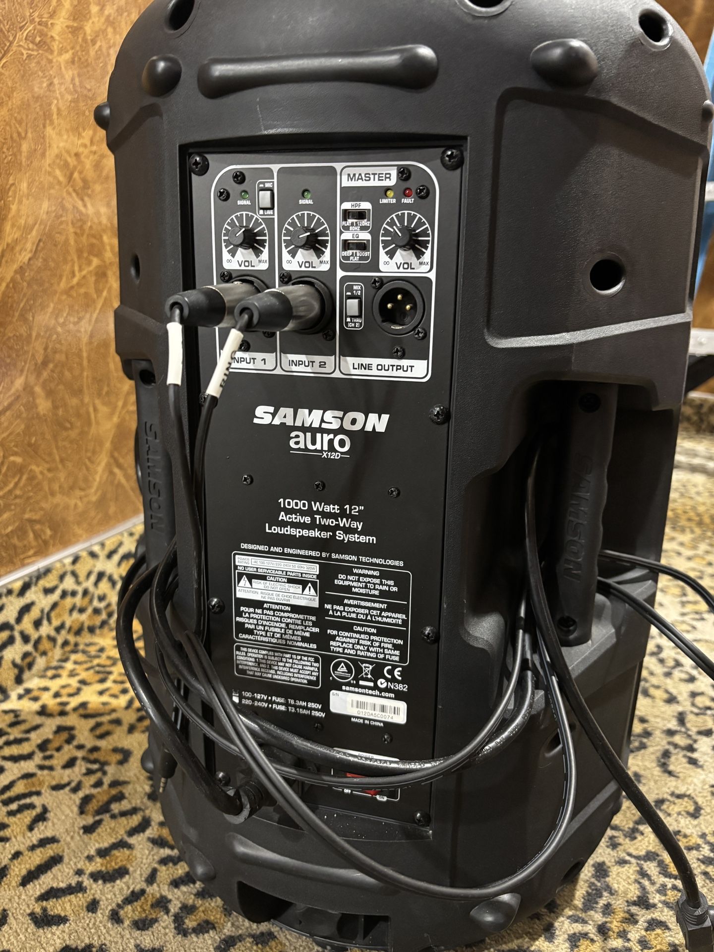 Samson Auto X12D Powered Speaker