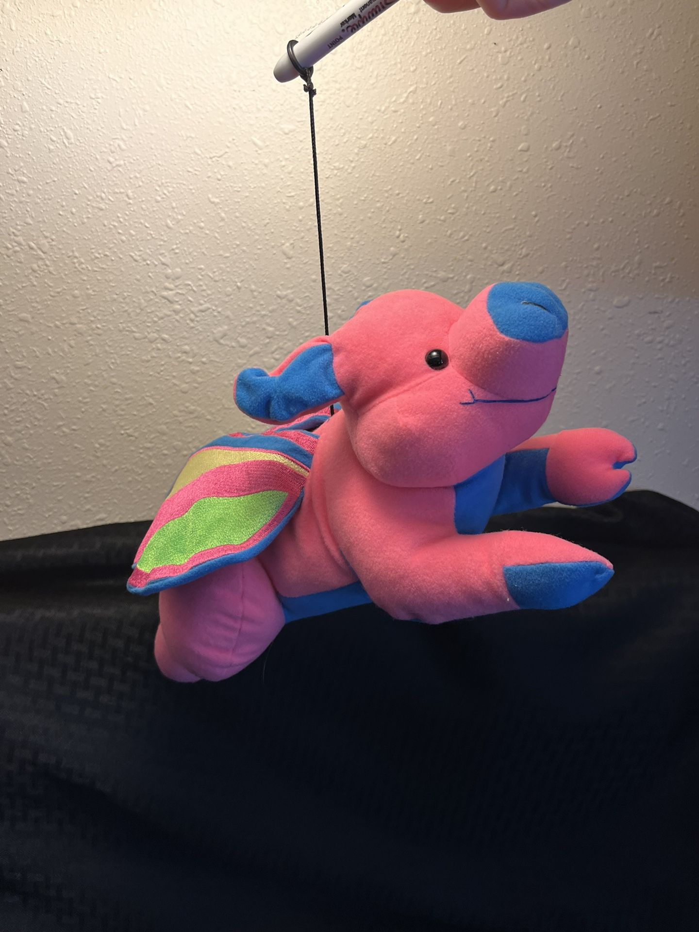 Pink Pig Rainbow Wings Cast Of Characters Spencer Gifts Inc. Plush Toy