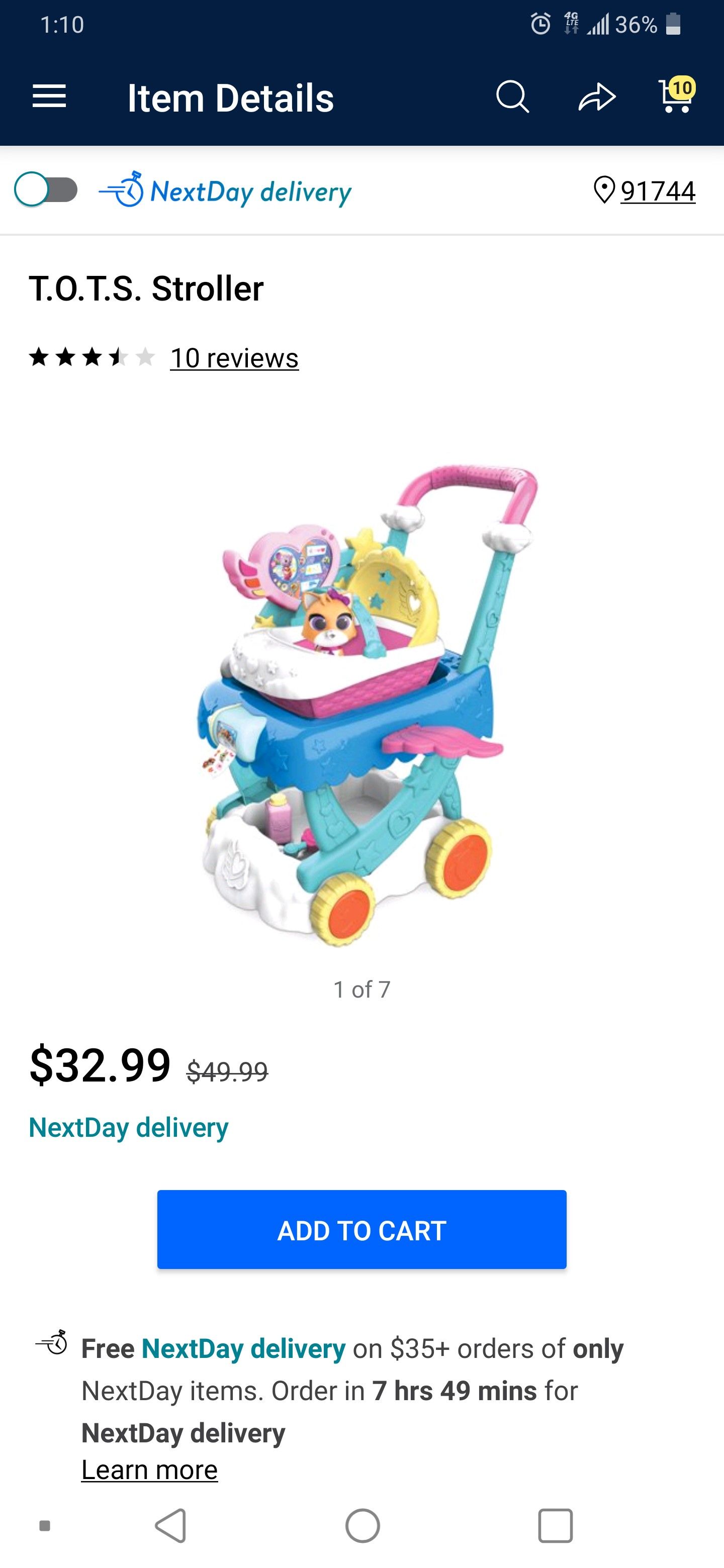 Stroller Toy T.O.T.S.