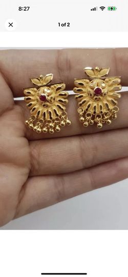 22k Gold Earrings 