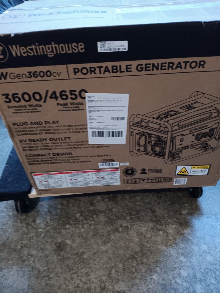 New In Box Westinghouse Generator