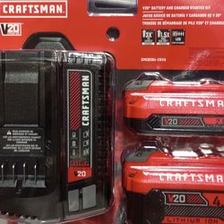 Craftsman Batteries With Charger 