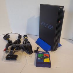 Ps2  Game Console Completed With HDMI Adapter Ready To Play  On Your Big Screen Tv Tested 100% Works Great Available Today  Read Description  