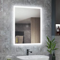 LED Rectangular Mirror Bathroom Vanity 