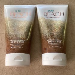 2 Bath and Body Works At The Beach Body Scrub