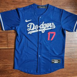 Los Angeles Dodgers YOUTH Shohei Ohtani #17 stitched jersey
