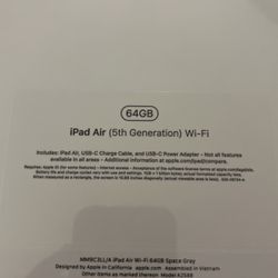 iPad Air (5th Generation) Wi-Fi 64GB